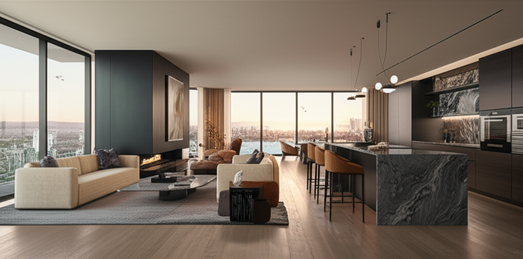 Luxuriöse Penthouse-Wohnung
